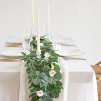 1.8M Artificial Rose Garland Eucalyptus Rattan Money Leaf Fake Green Plants Wedding Hall Home Garden Christmas Party Flower Decor