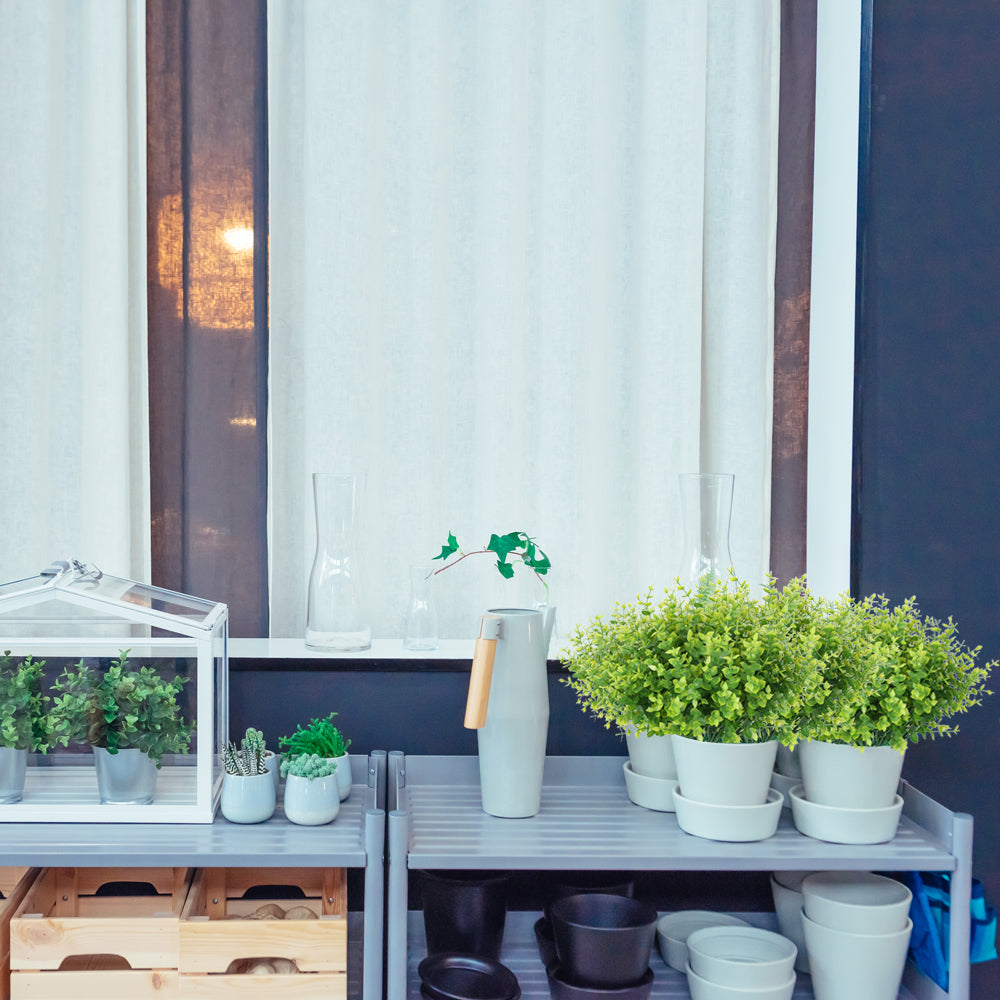 10 Bundles Realistic Artificial Plants Green Eucalyptus UV Resistant Shrubs for Indoor Outdoor Home Garden Decoration