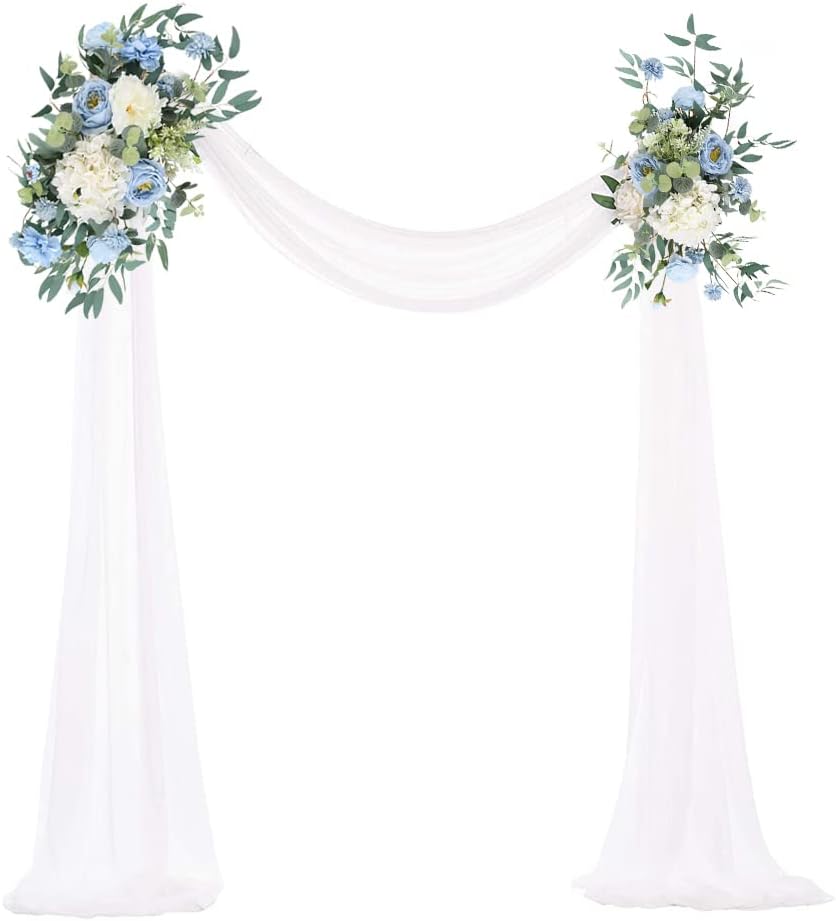 2 Pcs Wedding Arch Artificial Flowers