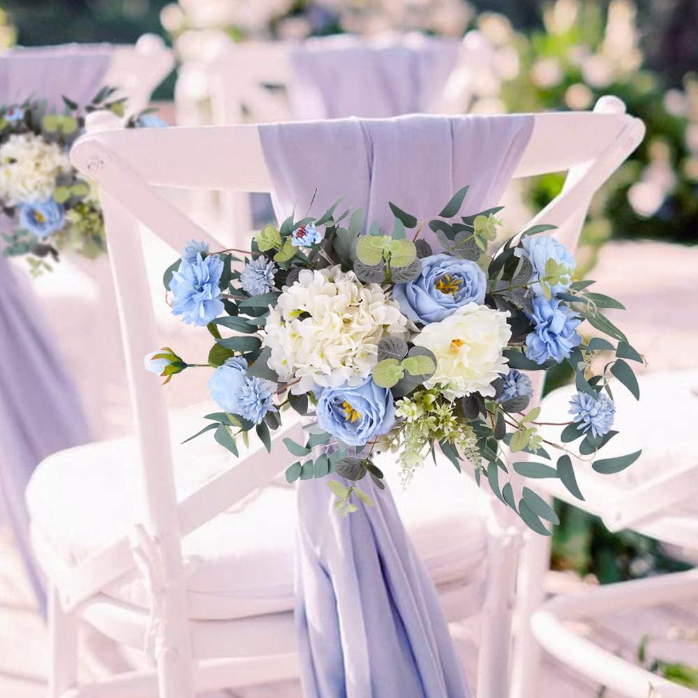 2 Pcs Wedding Arch Artificial Flowers