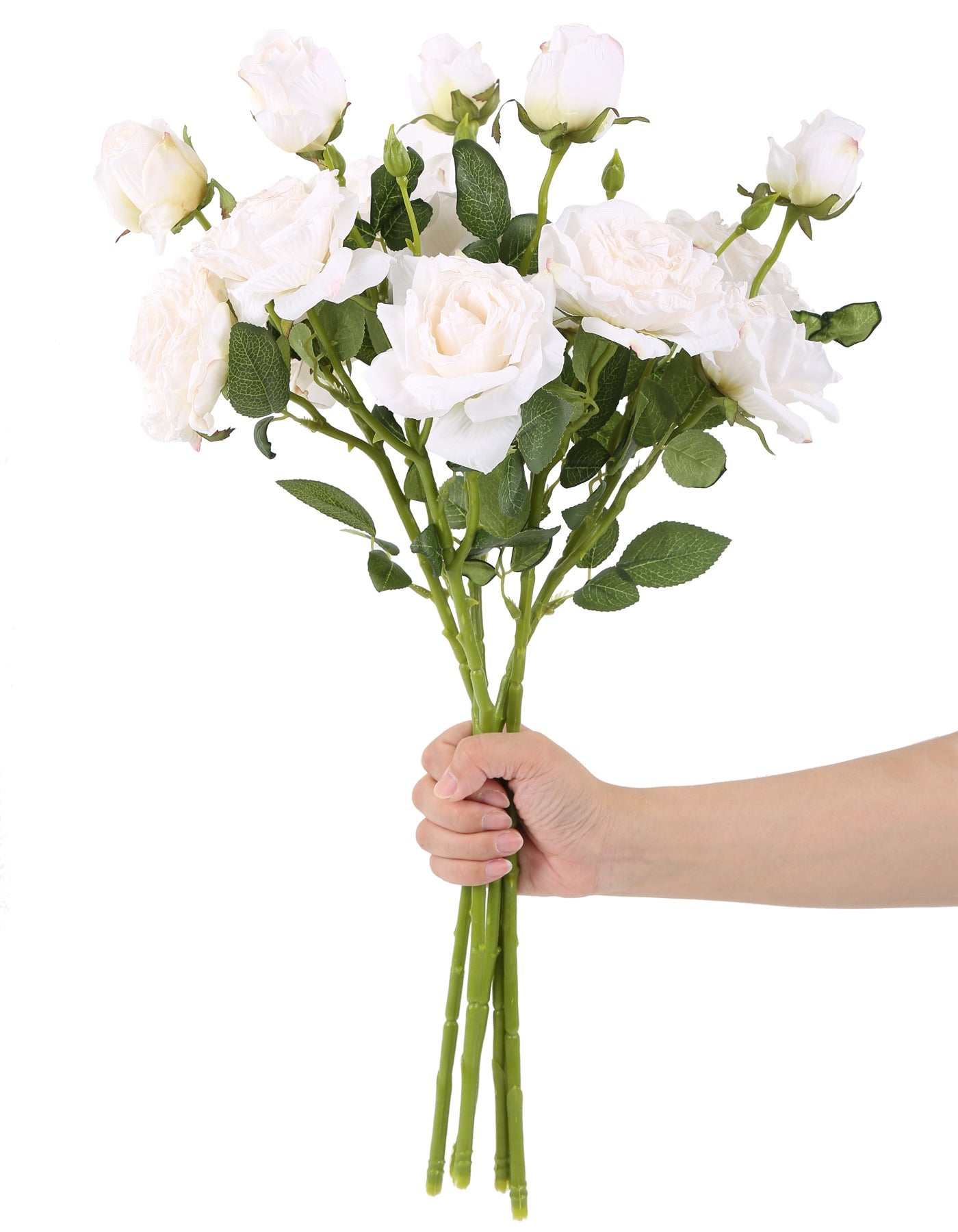 1PC Artificial Flower Focal Edge Rose Silk Decoracion Fake Flower