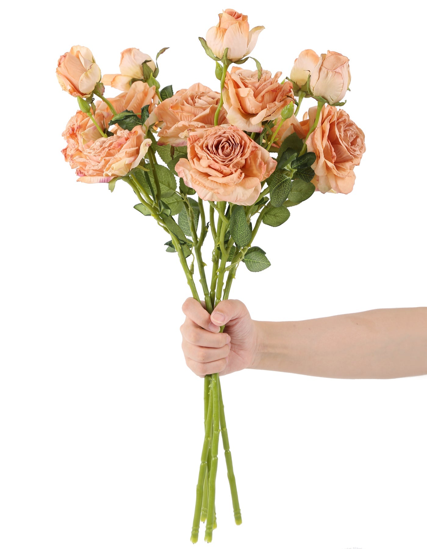 1PC Artificial Flower Focal Edge Rose Silk Decoracion Fake Flower