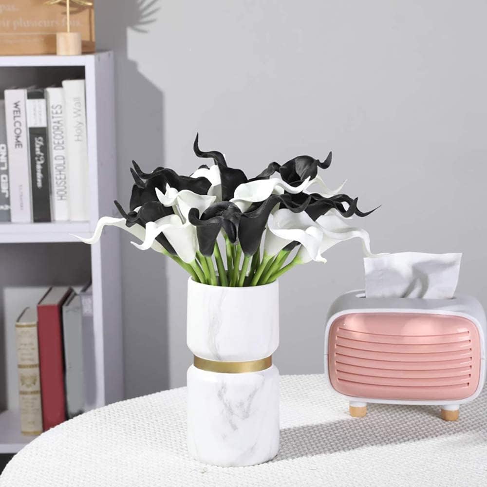 24PCS Artificial Flowers Fake Calla Lily Flowers