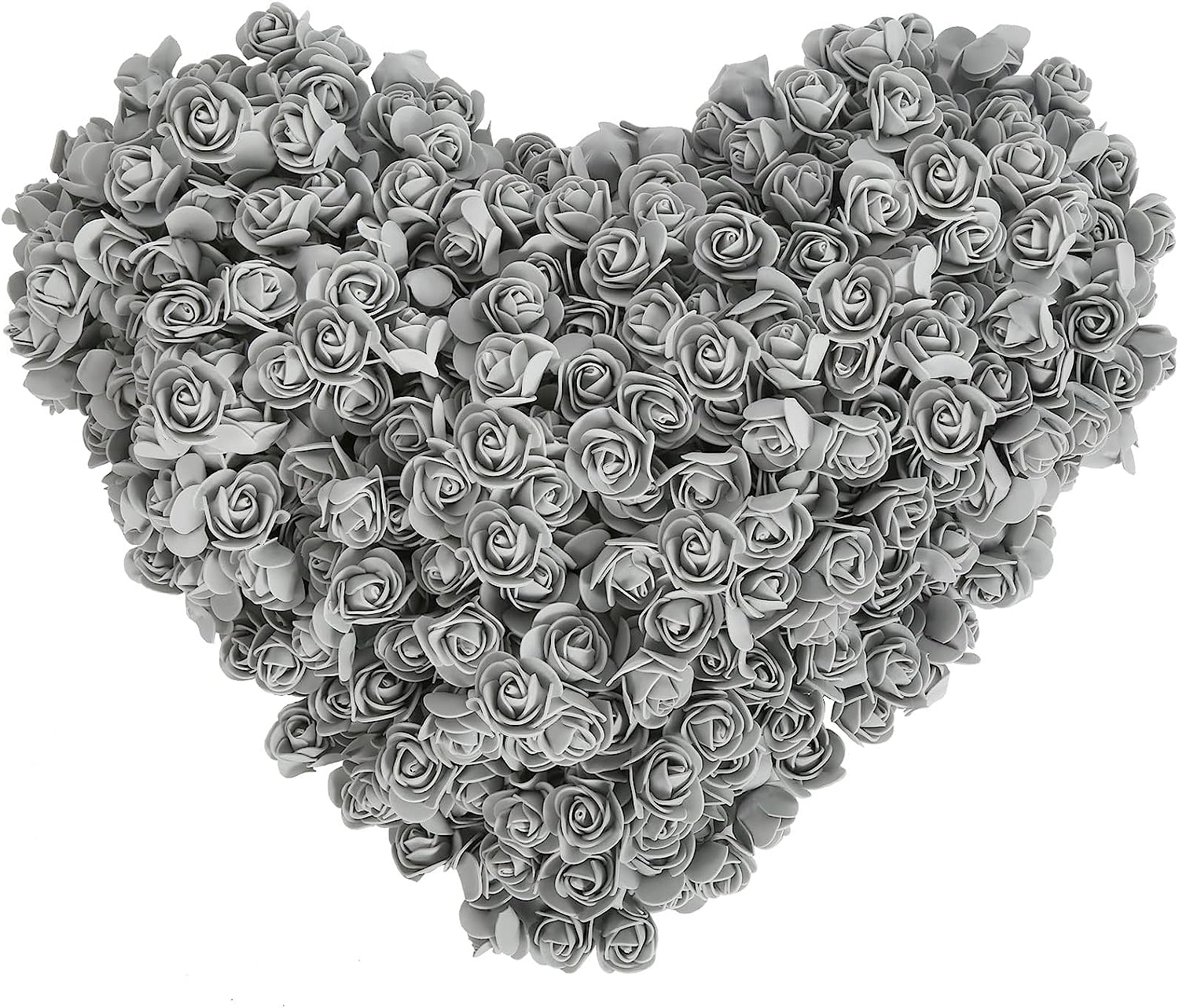 500pcs Burgundy Mini Foam Rose Heads, Artificial Foam Flower Bulk Fake Flower