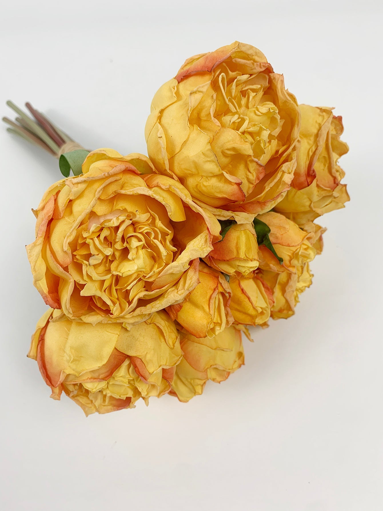 1 Bunches Artificial Silk Peony Vintage Flower Bouquet