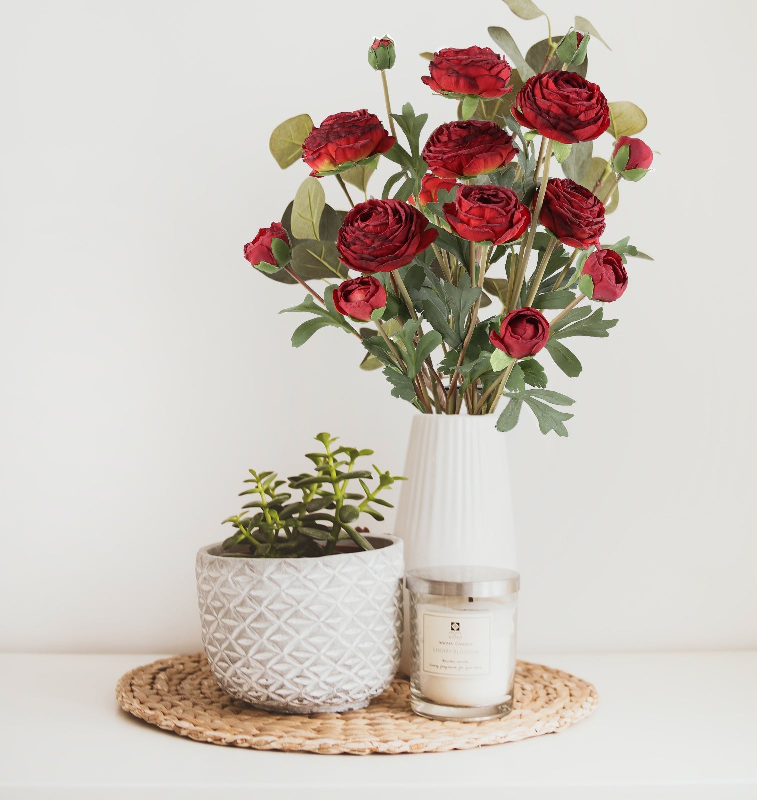 1Bundles 9 Heads Peony Artificial Flowers Wedding Bride Hand Holding Peony Bouquet Fake Flower Roses Home Decoration Accessories